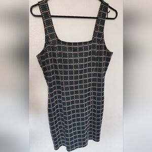 Stitch and pine plaid junior dress